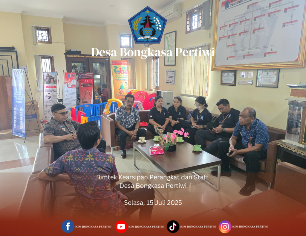 Bimtek Kearsipan Perangkat dan Staff Desa Bongkasa Pertiwi